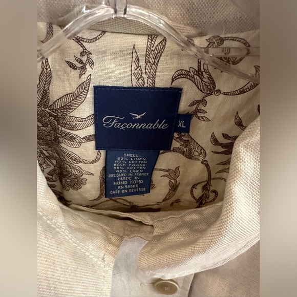 Faconnable women’s linen jacket - Picture 3 of 6